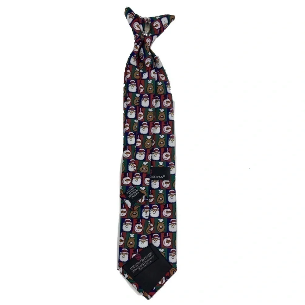 𝅺AMERICAN greetings Christmas Santa children’s tie